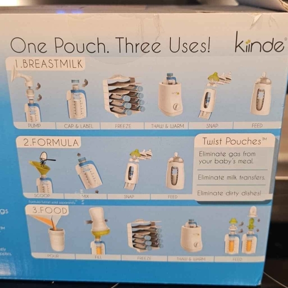 Kiinde Twist Pouches Breastmilk Storage System MANY ACCESSORIES - Picture 1 of 10